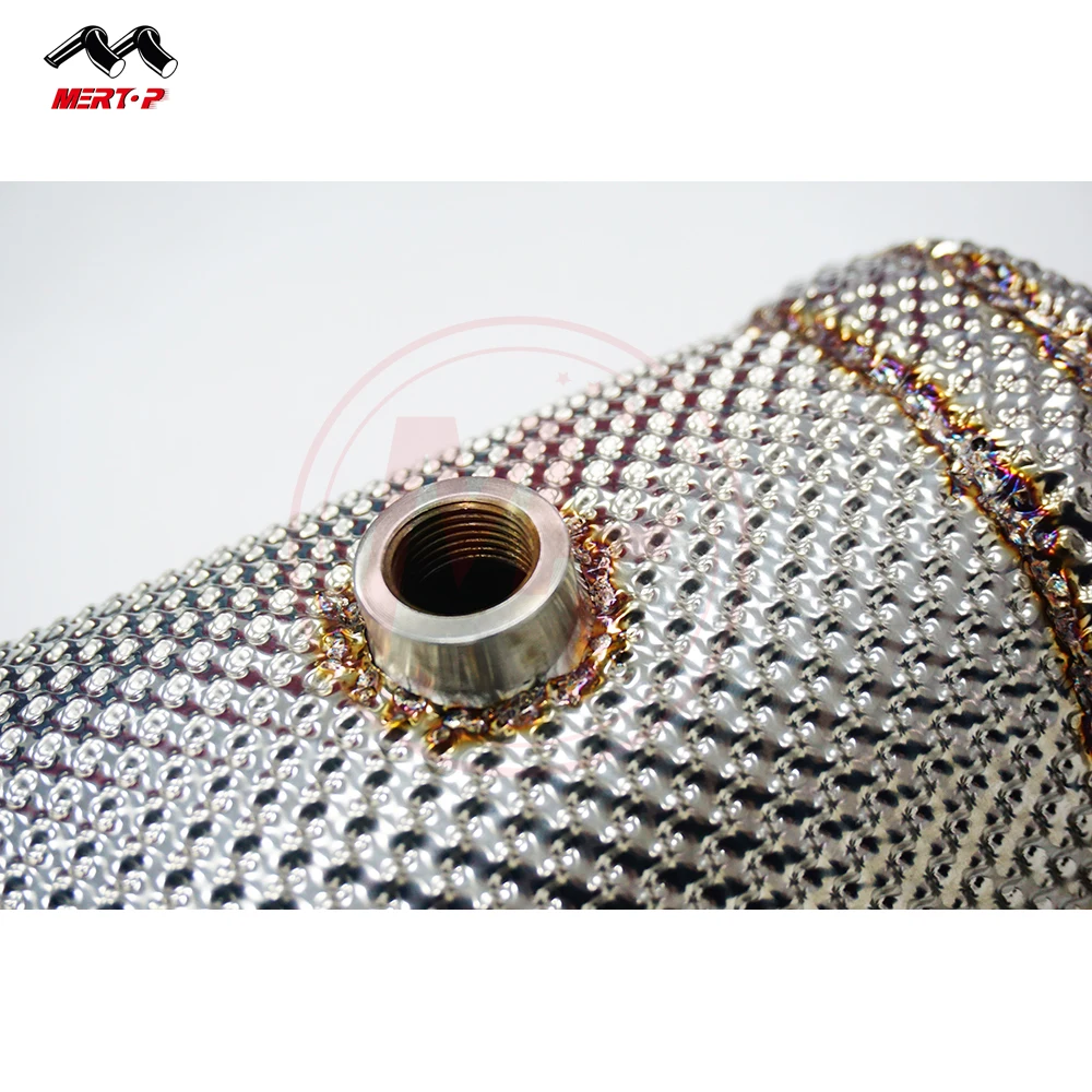  Mertop Racing Downpipe with Heat Shield for L*mborghini V8 URUS 4.0T