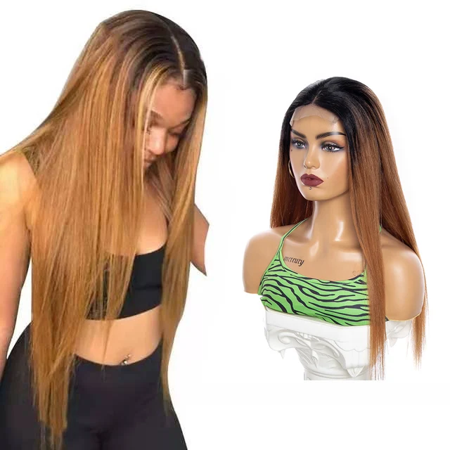 wholesale 100% human hair bundles forehead  t-part  lace Wig t-part Front Lace Wig