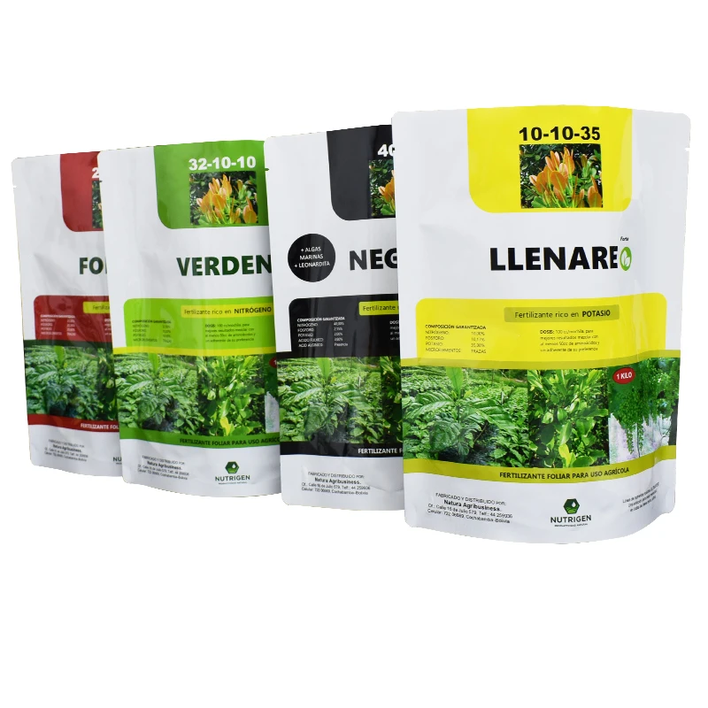 Various color mylar frosted logo Seedling seeds plastic packaging stand up pouch