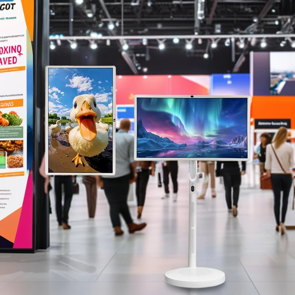 Интерактивный портативный Android Smart LCD дисплей 1080p Мобильный телевизор перезаряжаемый проекционный экран электронная доска 75 дюймов