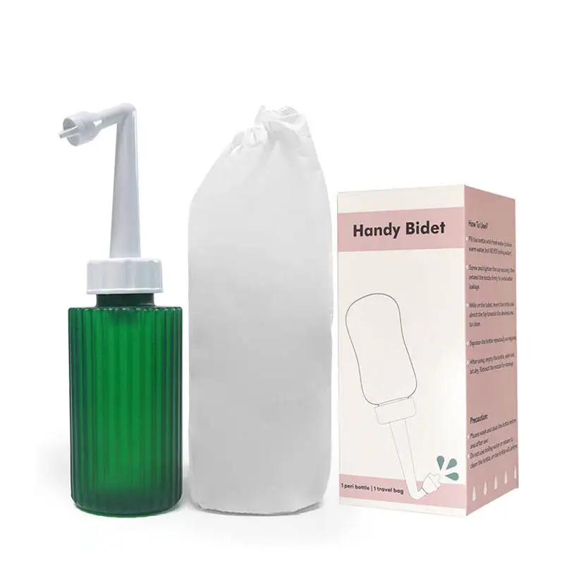 Portable travel Bidet bottle for Toilet 360ml 12.6oz Travel peri bottle Bidet portable Childbirth Cleaner For Outdoor