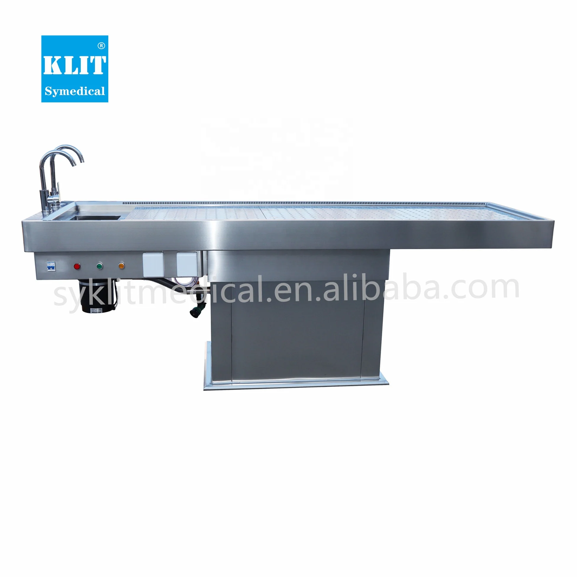 Morgue electric lifting autopsy table stainless steel autopsy table price