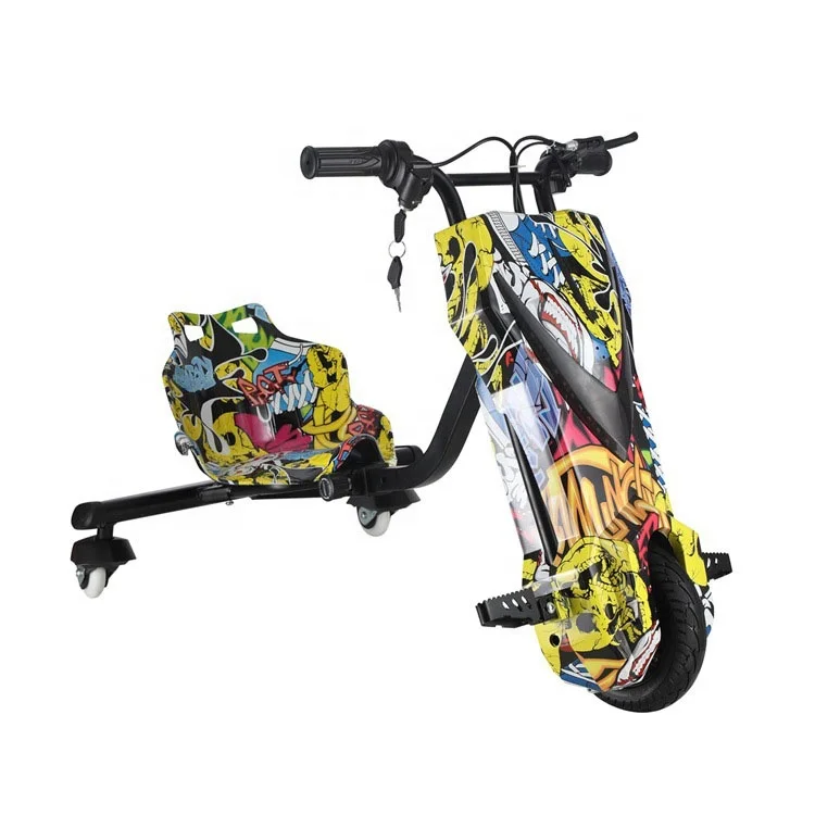 Factory price 8 inch three wheeler drift scooter pedal adults drift trikes 3 wheel drifting scooter