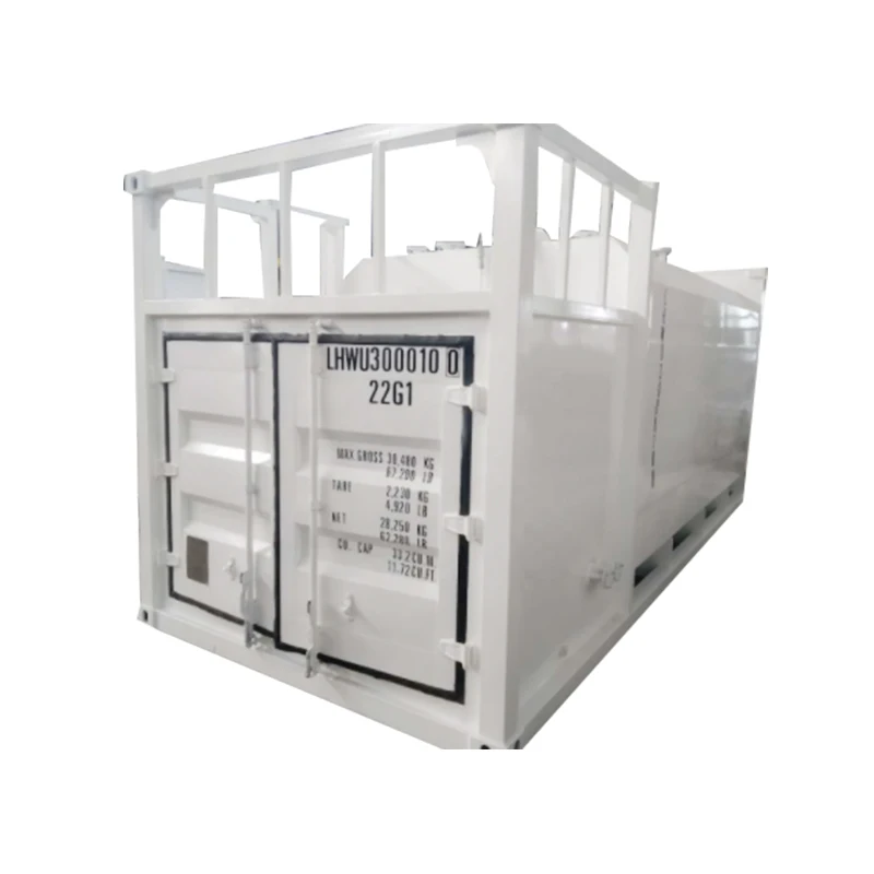 Factory-Priced Portable Mobile Filling Station Self-Bunded Storage Tank for Manufacturing Plants New Condition with Pump