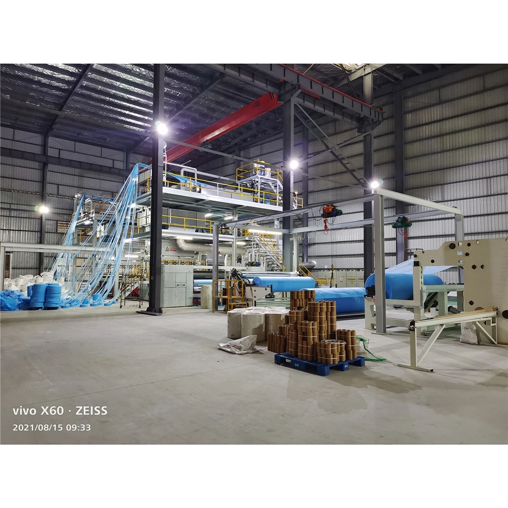 Multifunctional slitter fabric single non-woven machine pet nonwoven production line