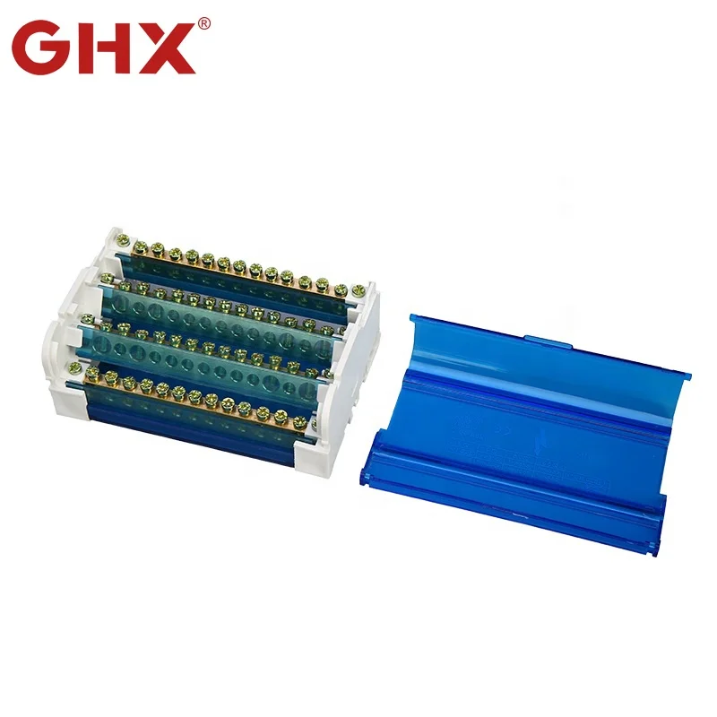 YLC 415 125A 500V латунная шина распределительная Клеммная колодка со съемной крышкой