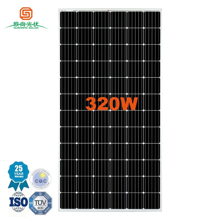 Ячейка марки 1 36 В 320 Вт pv модуль монокристаллическая солнечная панель с сертификатом CE