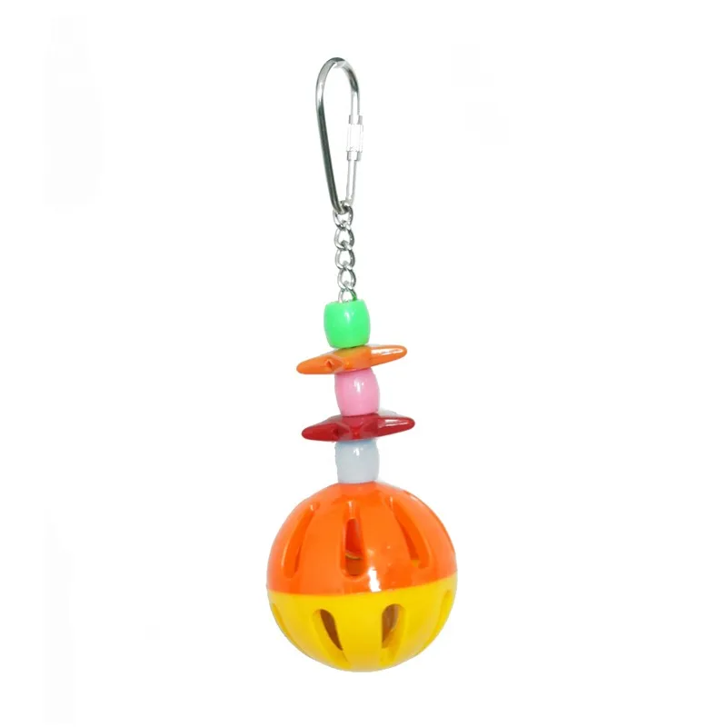 Acrylic bird toy six square star multi-layer foraging toy parrot climbing biter parakee  Ball feeder
