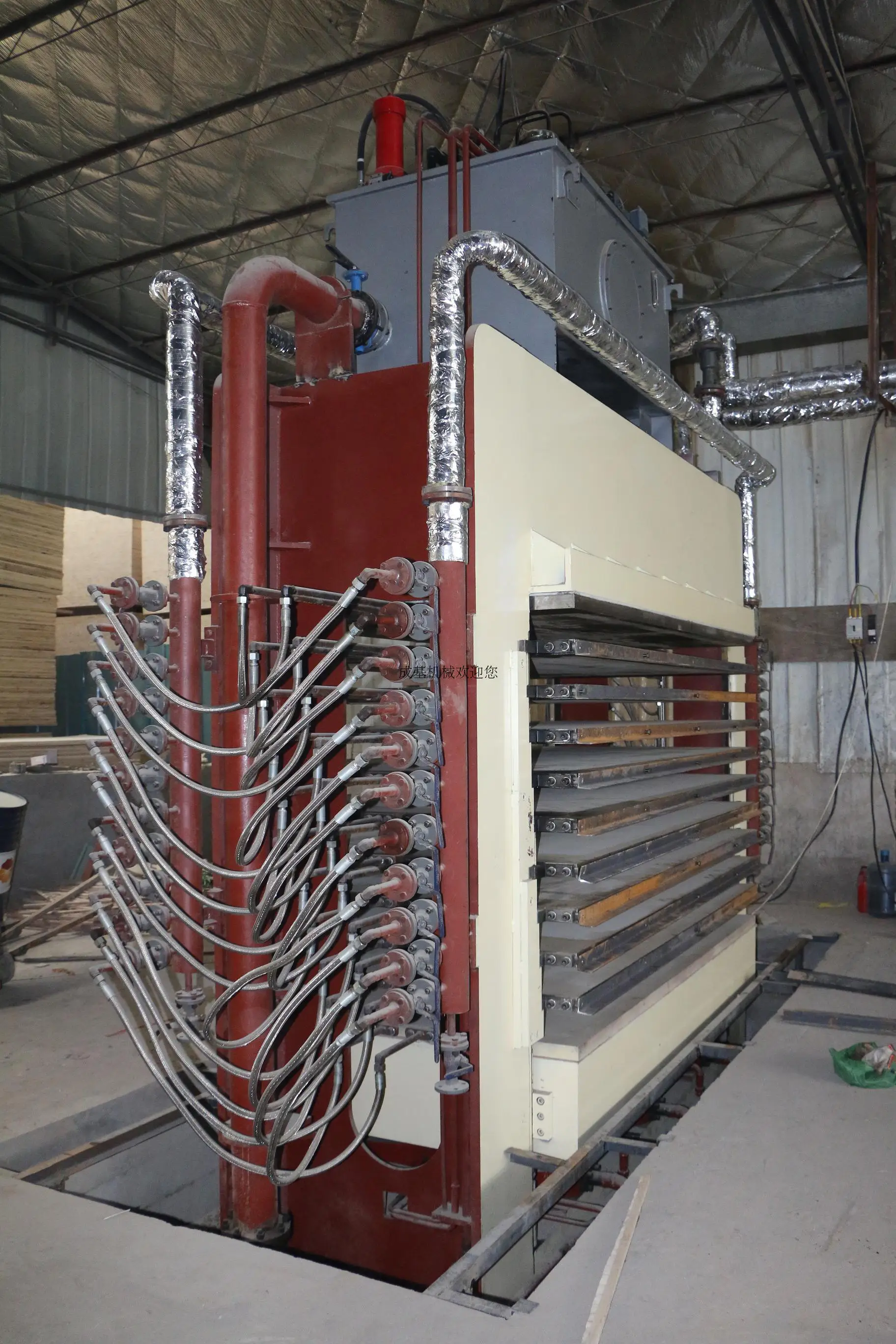 Woodworking Hot Press Laminating Machine for melamine  /plywood hot press machine