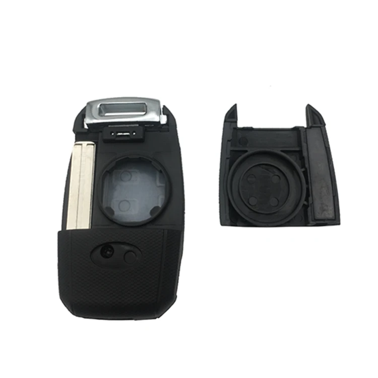3Button Flip Remote Car Key Shell For Kia Carens Ceed Rio Sportage Optima Sorento Cerato Soul Forte Seltos Fob Housing
