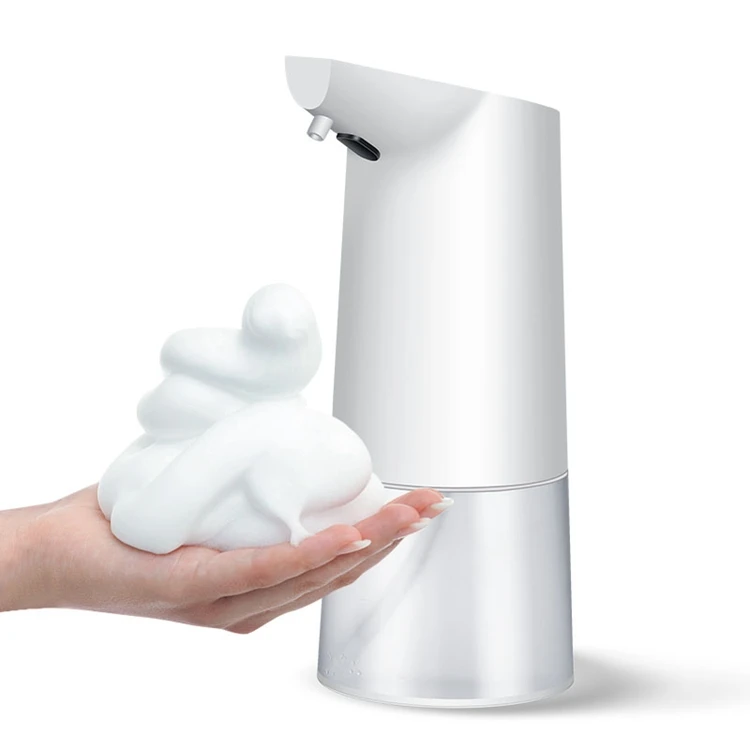 350ML Standing Hand Sanitizer Dispenser ABS Durable Hygienic Touch-Free Automatic Sensor Foam Soap Dispenser for Bathroom