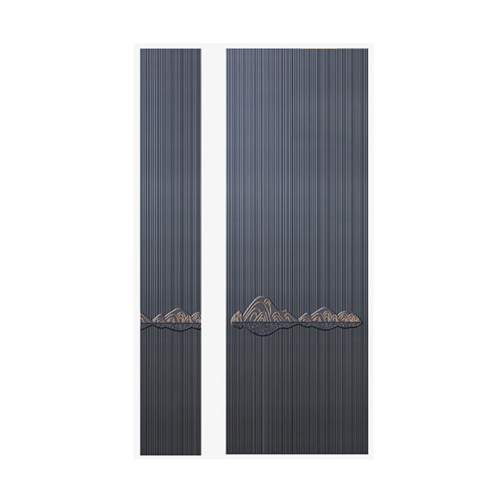 2024 New Design PVC Steel Door Skin for Metal Doors Iron Doors