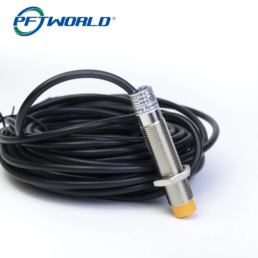 Customized Wire Length LJC12A3-5-Z/AX LJC12A3-5-Z/AY M12 Circle Normally Close DC Metal Capacitive Proximity Switch Sensors