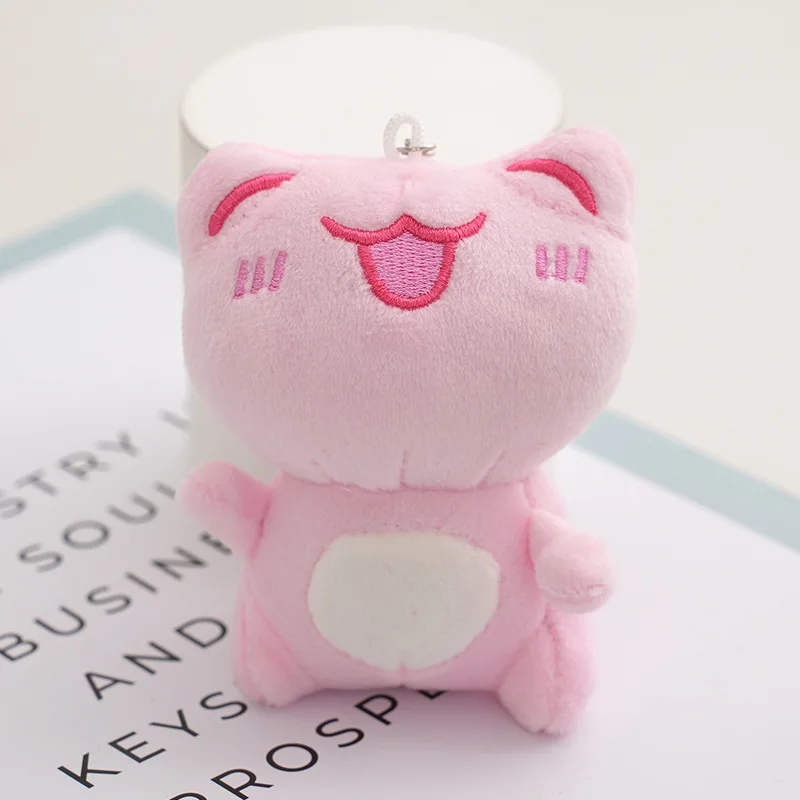 12CM New Cool Green Frog Plush Toy Keychain Soft Elastic Shy Cute Smile Little Frog Doll Birthday Christmas Gift to Children