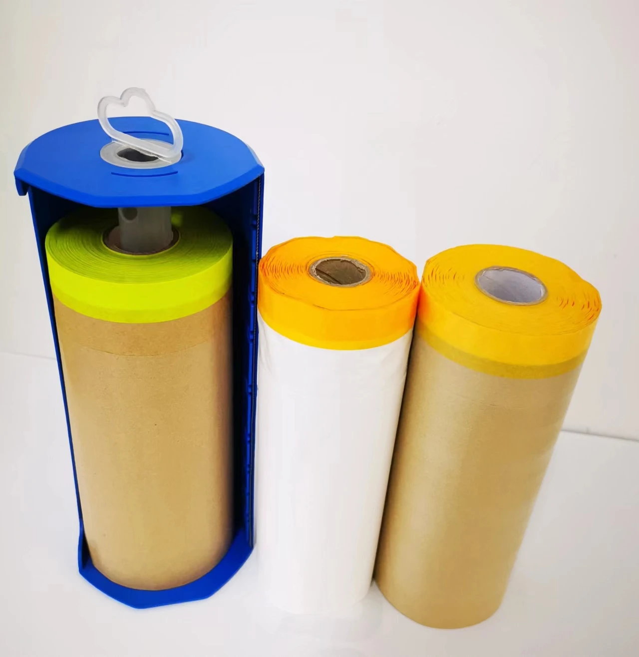 Chinese Factory Competitive Price Self adhesive Pre-taped Kraft Masking Paper for Automotive