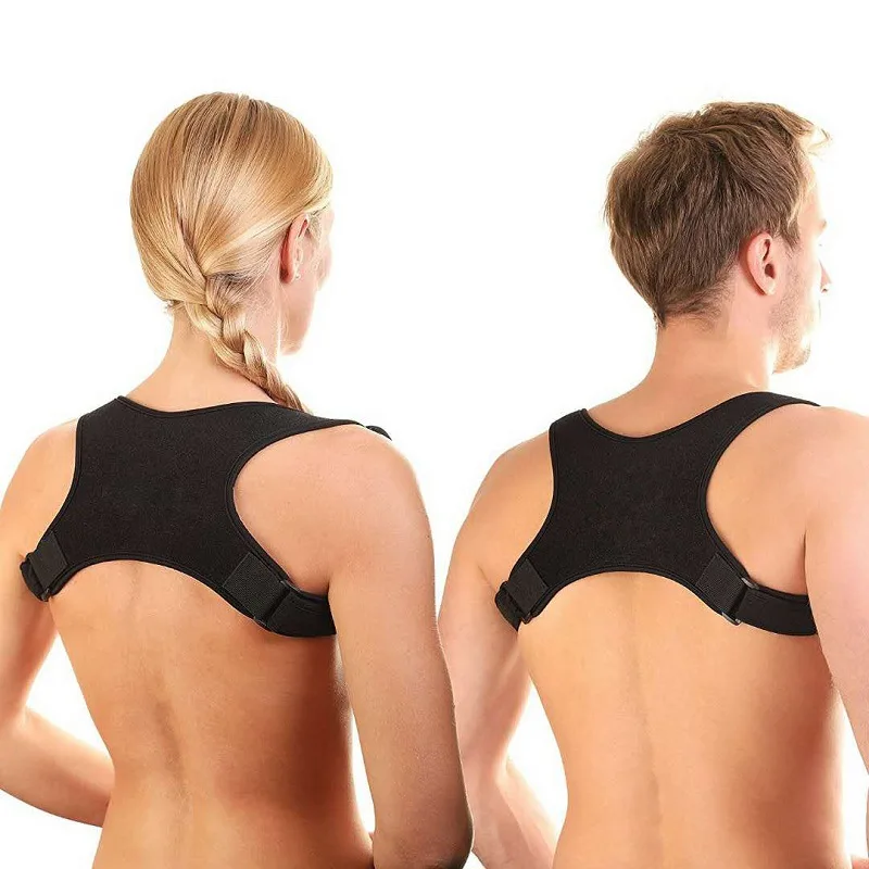 Upper Back Brace Adjustable Back Straightener Support Belt Posture Corrector For Men and Women