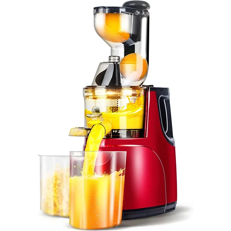 Orange Citrus Fruit Juicer Machine Commercial Electric Cold Press Extractor Machine Slow Juicer
