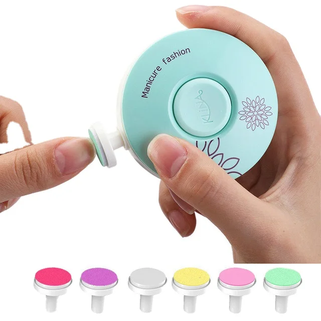Wholesale electric auto manicure new 6 in 1 electric babe care nail clipper safe kids nail cutter baby nail trimmer kit