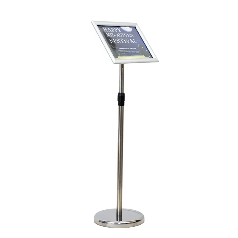 poster stand round base black board with stand free standing poster board