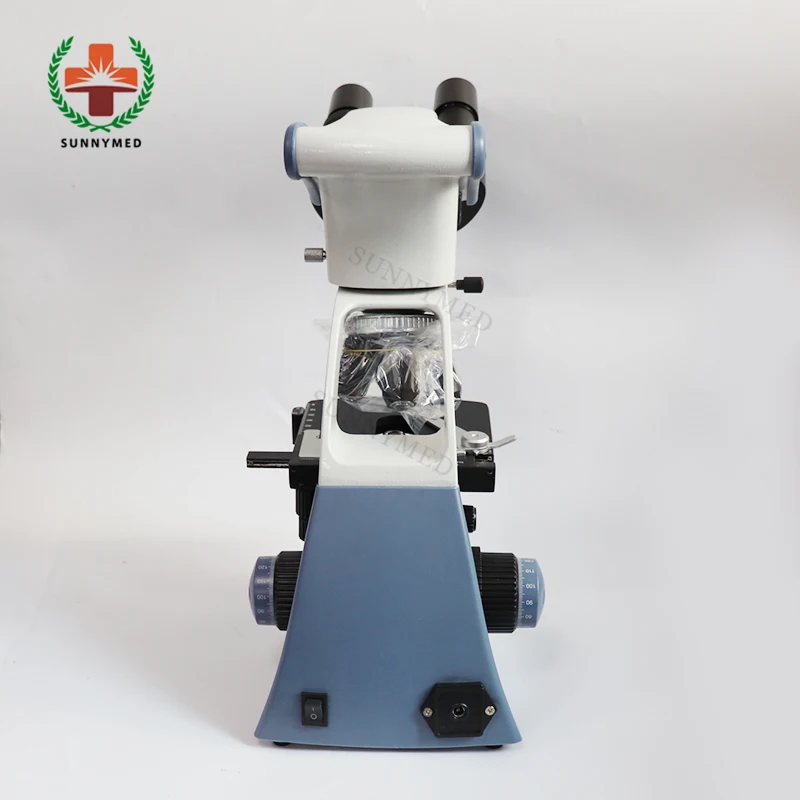 SY-B125 лабораторный бинокулярный Биологический микроскоп лабораторное оборудование цифровой 40X-1000X оптический