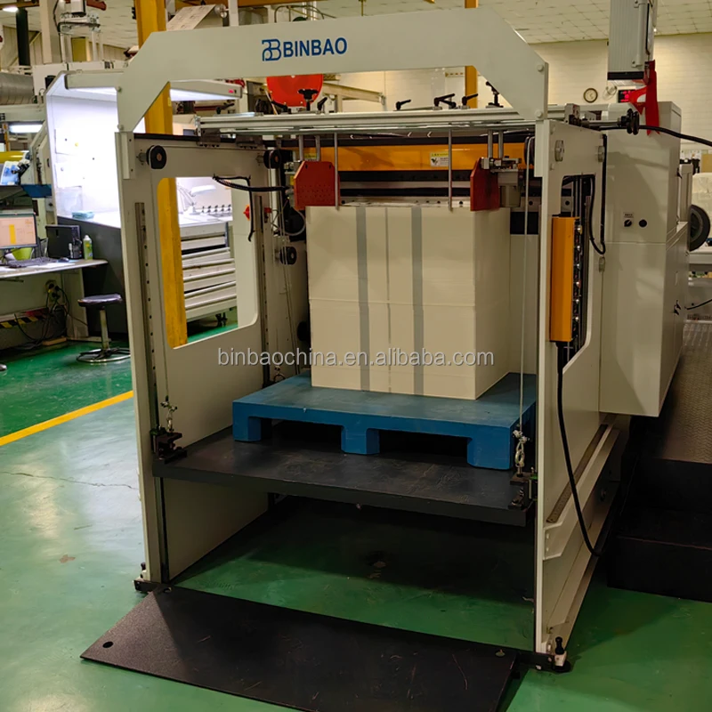 Paper Roll Sheeter Cutter Machine Roll To Sheets Cutting Machine With Automatic Stacker And Colors Register