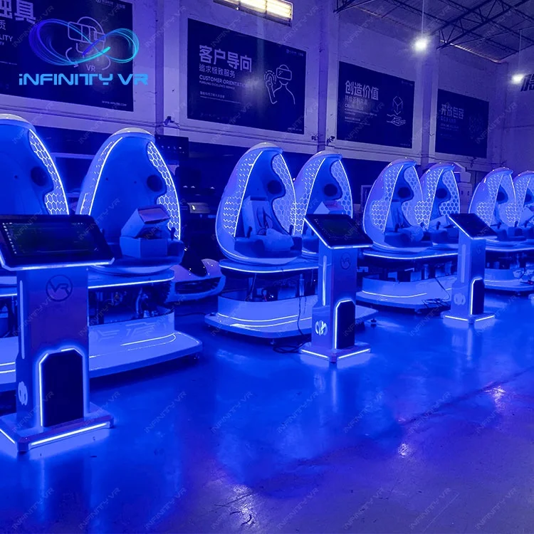 Earn Money Project Vr Games Virtual Reality 9D Egg Chair two seats 9D Egg Vr Cinema 9D Simulator Game For Vr Theme Park