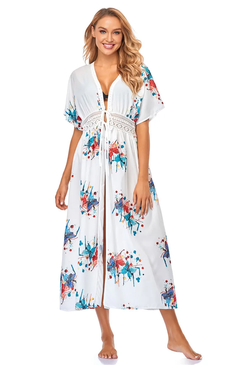 Women Beach Dresses Summer Bikini Cover Ups Beach Dress 2023