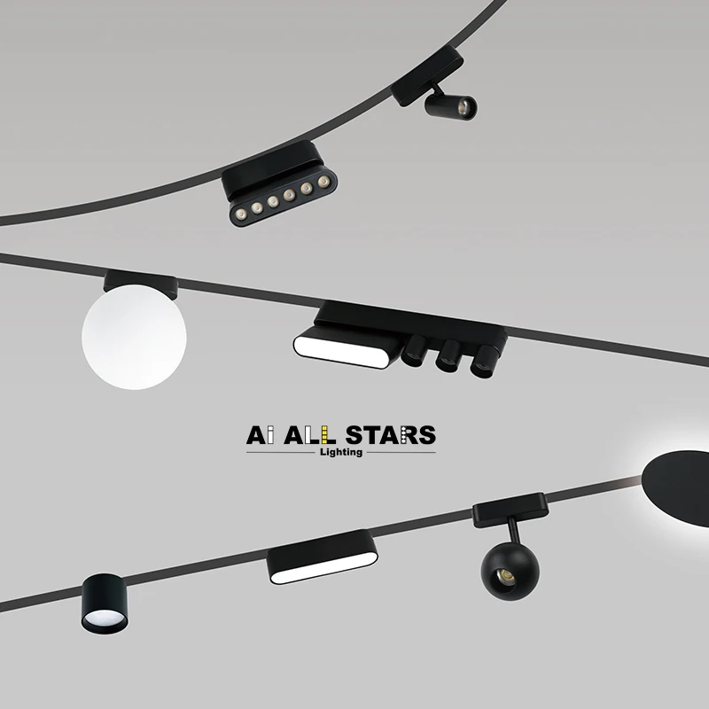 Ceiling Surface Mounted LED Belt Linear Track Lights DC24V Woven Track Rail Light Ultra Thin Slim Smart Led Flexible Track Light