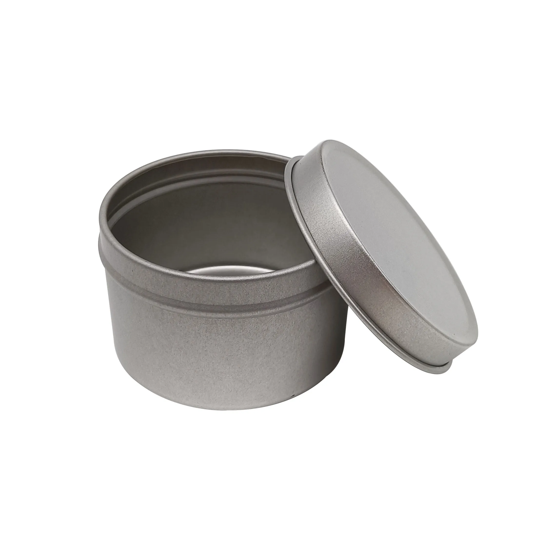 Factory wholesale custom empty candle jar with lid custom candle box gold metal tin can container candle tin jar