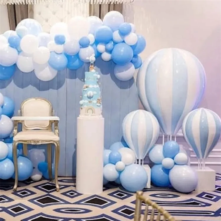 Customized wedding event party event hot air balloon background display props FRP hot air balloon sculpture for birthday party