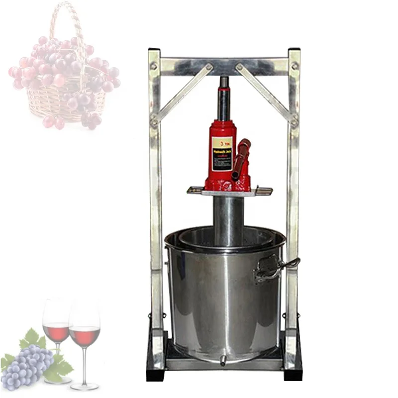 Commercial Grape Press Food Grade Stainless Steel Fruit Crusher Juicer