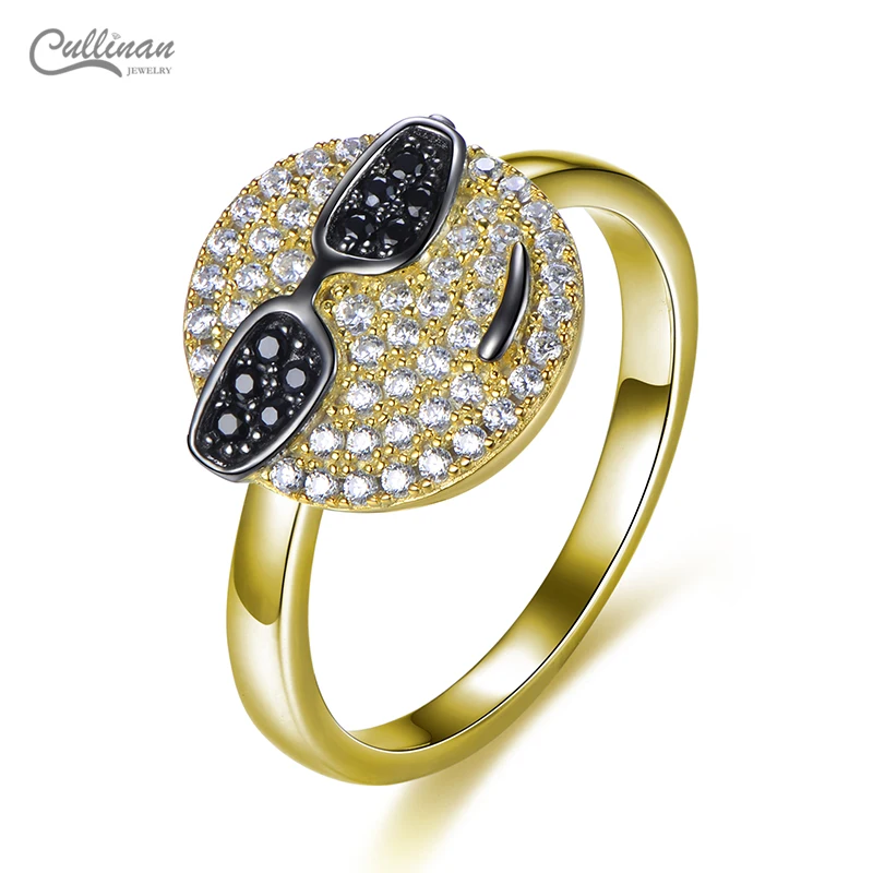 Face Earrings Trendy Full Rhinestone Zircon Stud 925 Sterling Silver Earrings Set Gift Ideas