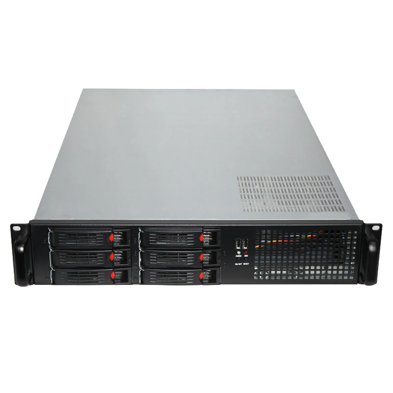 2U storage rackmount hot swap rack sever case server chassis 2u with 6 bays hotswap SATA drive bay