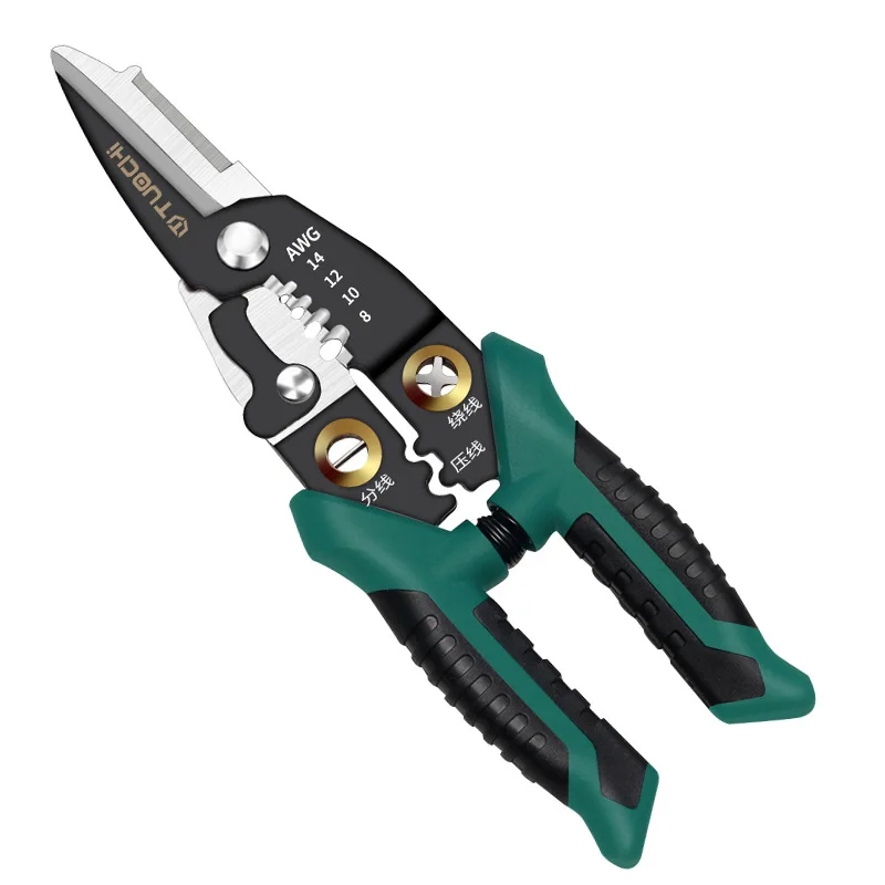 Wire stripping pliers multi-function electrician special tools stripping knife wire stripping pliers scissors tin scissors