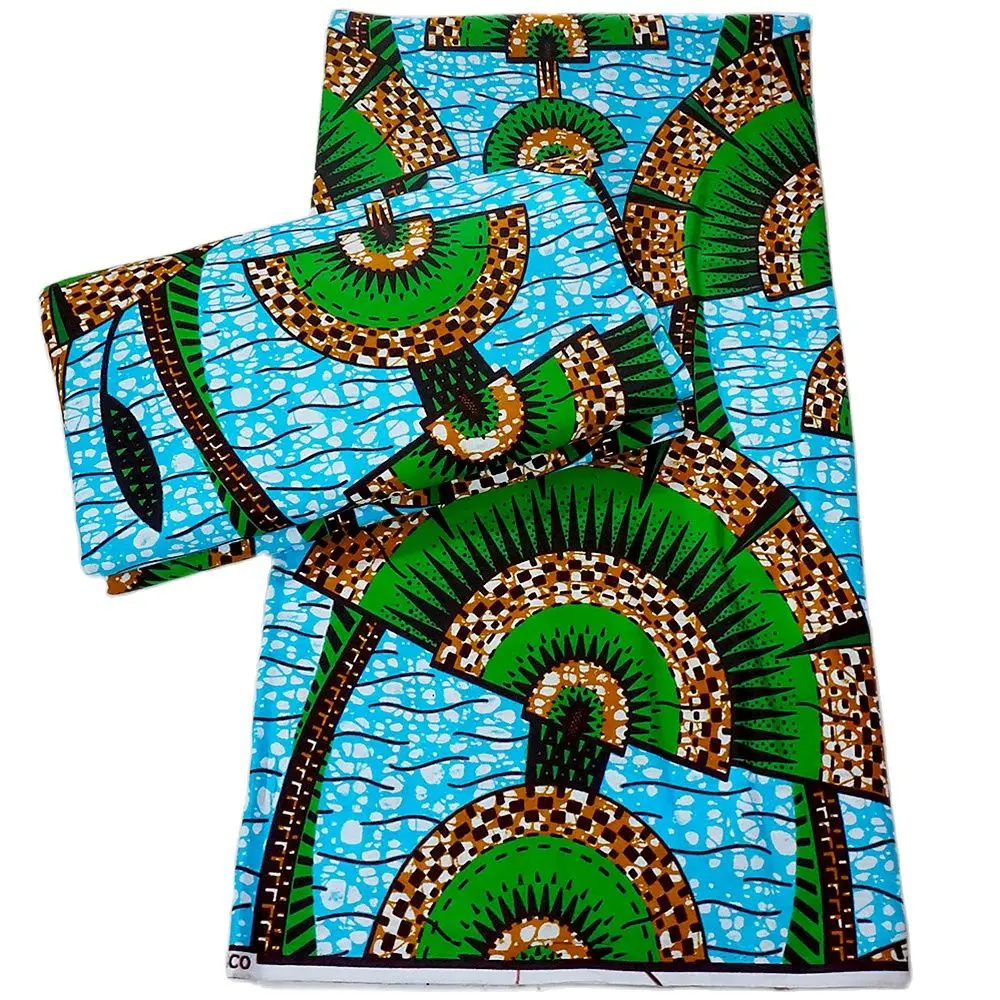 Hot Sale Fashion Soft Batik 100% Cotton Guaranteed Veritable African Real Wax Fabric Ankara Wax Prints Fabric For Party Dress