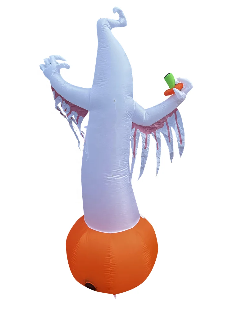 8ft white ghost inflatable halloween decorative lighted ghost yard inflatable decorative holidays inflatables garden decorations