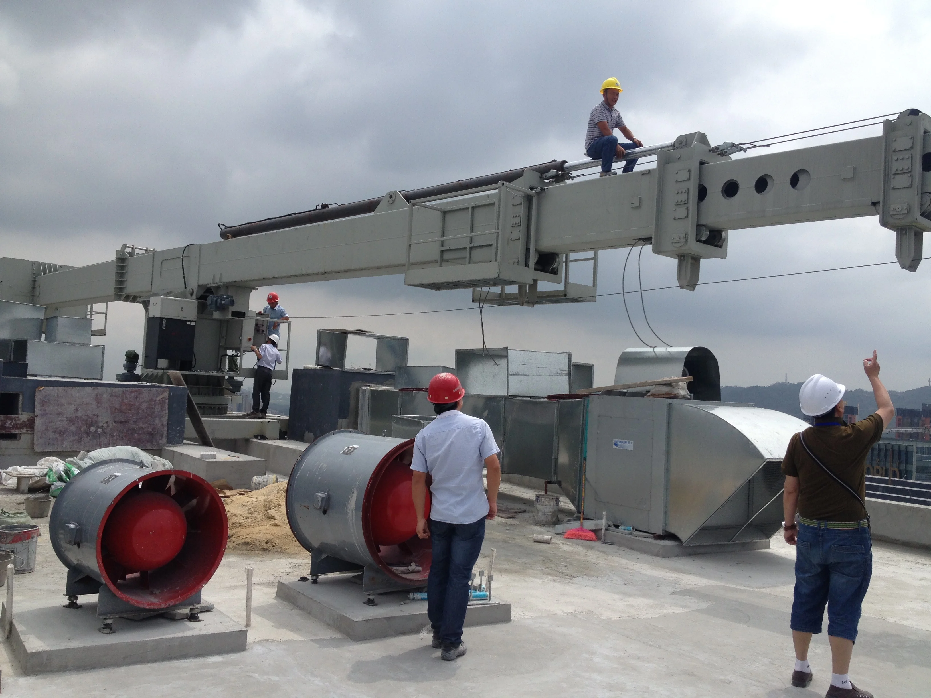 BMU building maintenance unit facade cleaning equipment suspended access equipment with CE and EAC certificate