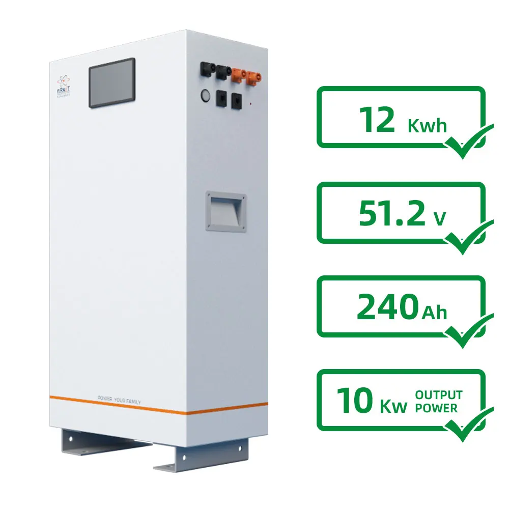 
nRuiT Powerpoeter 5kwh 9kwh 10kwh 12kwh / 24kwh Li Ion Battery Packforsolar cells 