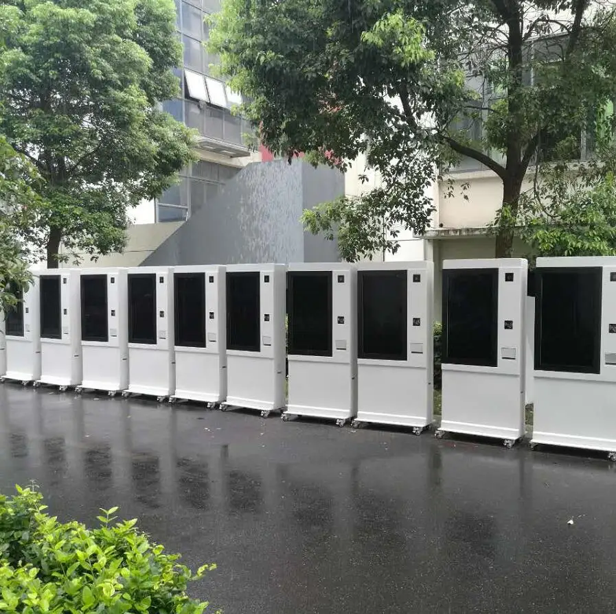 vertical outdoor screen waterproof sunlight readable LCD panel LG Samusung A+ grade screen touchable screen TV