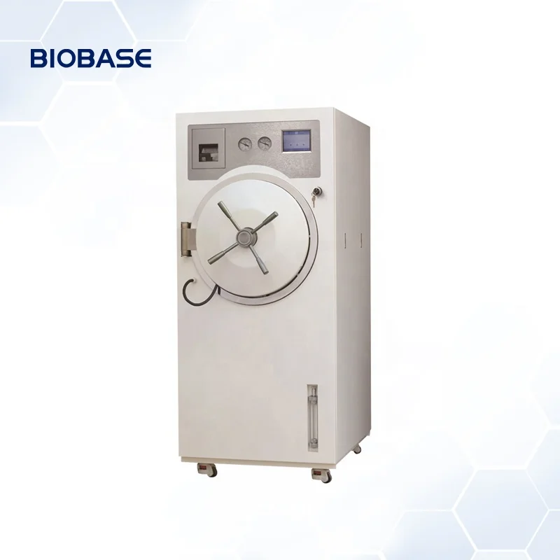 BIOBASE Horizontal Pulse Vacuum Autoclave BKQ-Z100H 135L Sterilizing programs for fabric rubber liquid