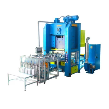 Machine for Disposable Aluminum Foil Container Making with Fully Automatic Stacker