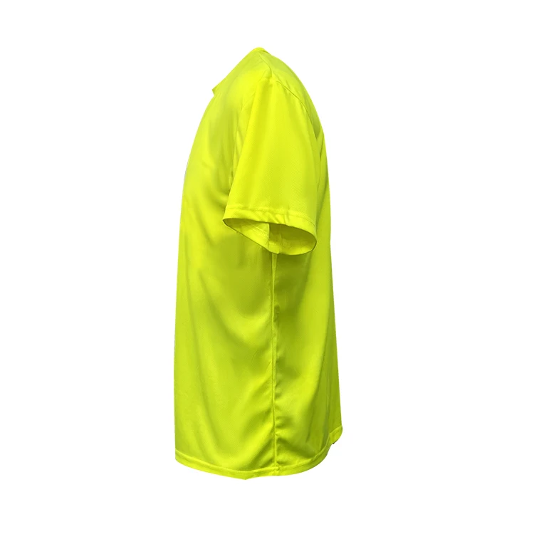 ANSI 107 hi vis полиэстер спандекс футболка Дешевые Дизайнерские мужские рабочие защитные рубашки для мужчин