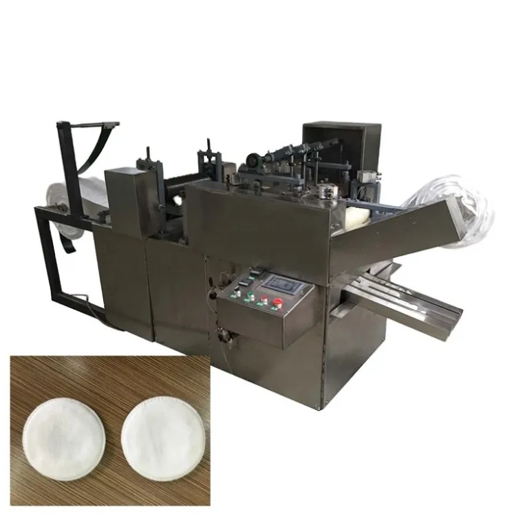 Simple to Operate High Speed Automatic Cosmetic Makeup Pads,Round Cotton Pad Making Machine