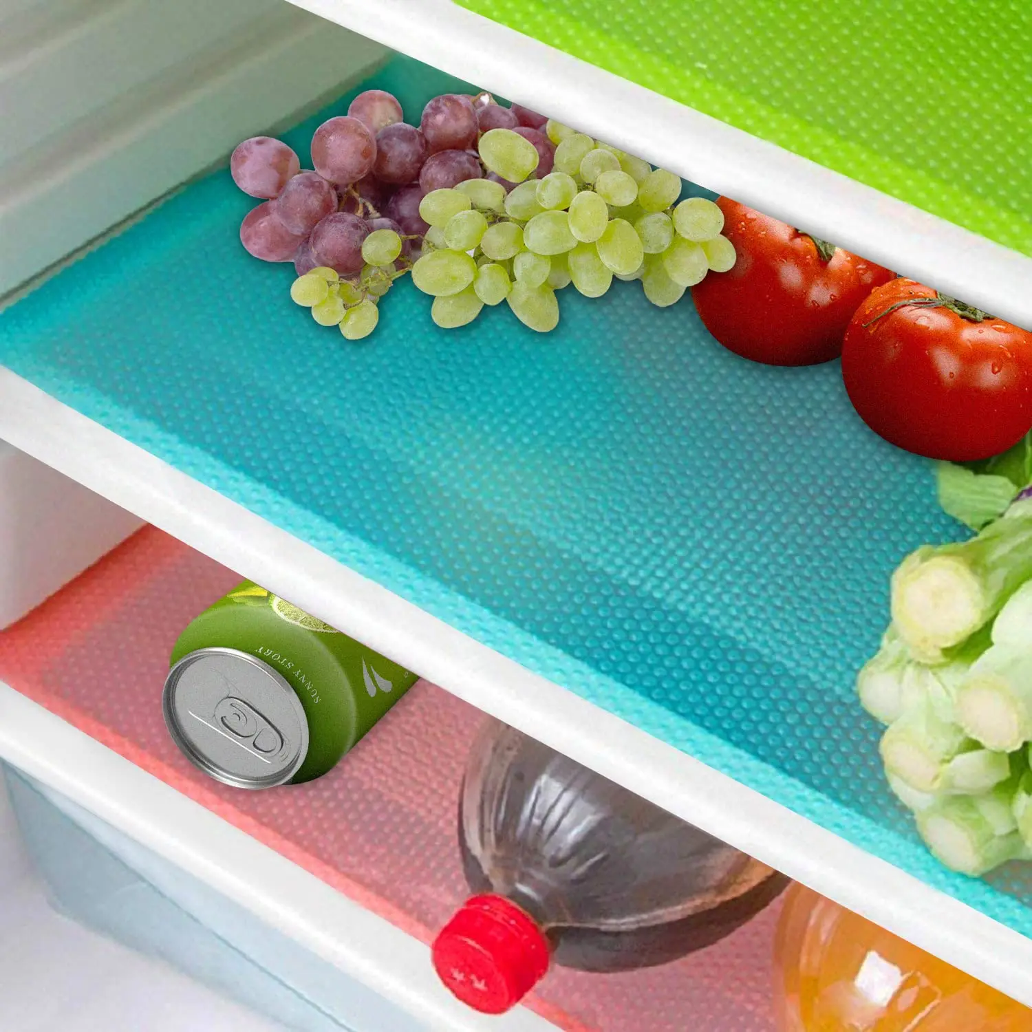 Refrigerator Liners Mats Washable Refrigerator Mats Liner Waterproof Oilproof Fridge Liners