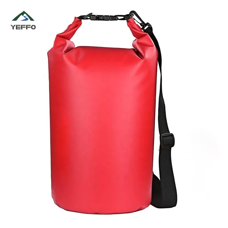 Водонепроницаемый брезентовый мешок YEFFO, объем 10 л 500D, водонепроницаемая сухая компрессионная сумка, морской мешок