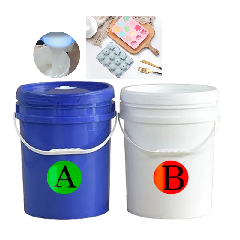 Резиновая силиконовая форма RTV, временная цветная жидкая полка, срок службы, образец, полупрозрачная модель с кодом