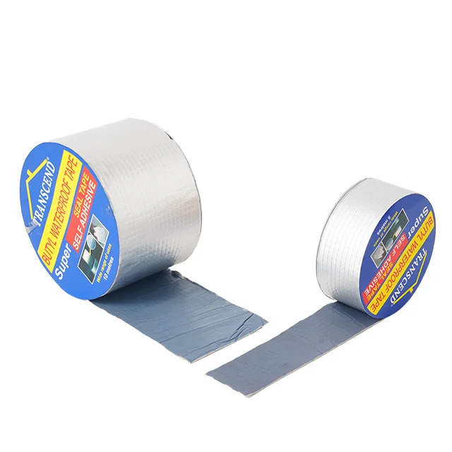 Butyl Rubber Sealing Tape Self-Adhesive Asphalt Tape Aluminum Foil Rubber Tape WATERPROOF ADHESIVE BUTYL