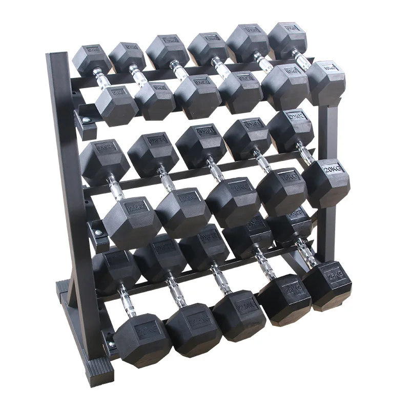 Dumbbell Rack Stand Weight Rack for Dumbbells Home Gym Storage 3Tier Holder 1000Lbs(RACK ONLY)