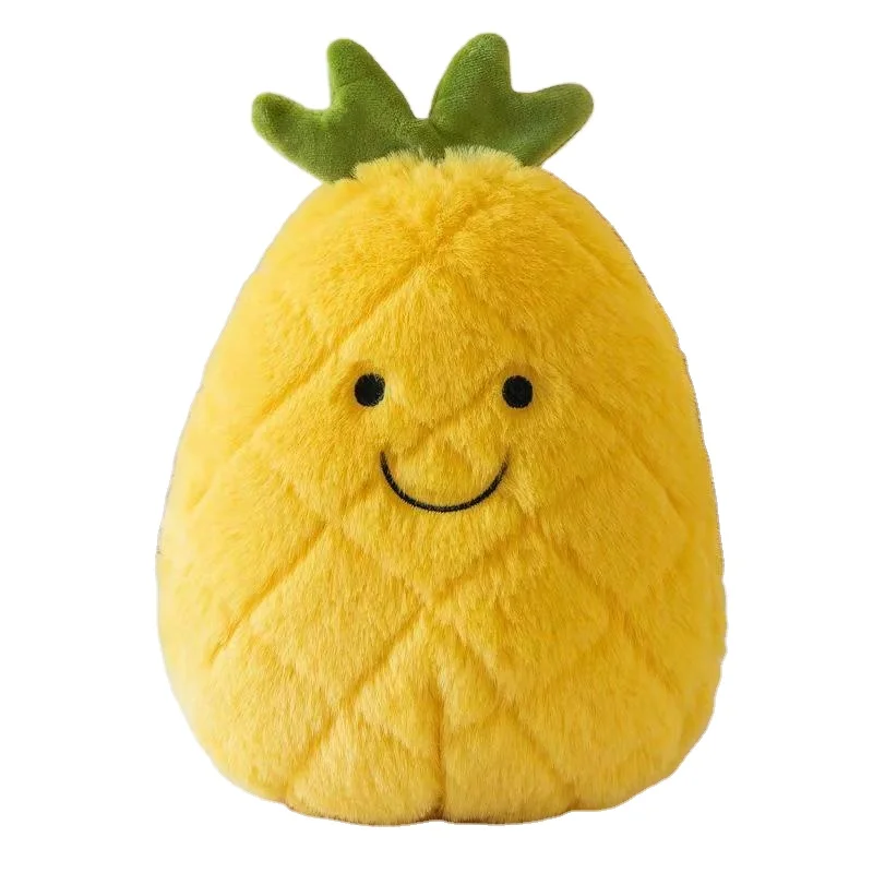 20cm plush toy pineapple soft stuffed clawing machine dolls fruit shape banana apple plush toys