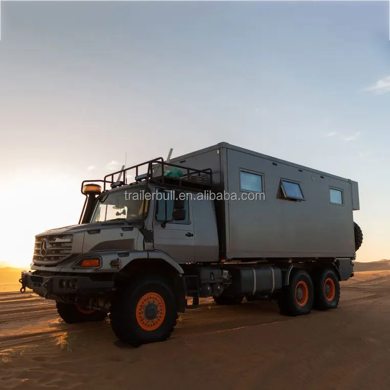 Customizable 18ft Expedition Truck Camper Motorhome Box with departure angel DIY overland Road RV Camping Recreational Vehicles